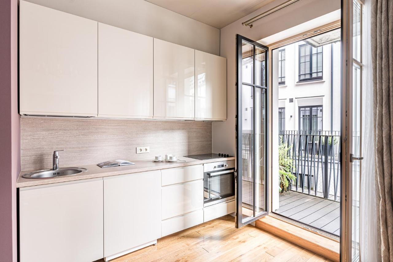 Ferienwohnung Subaciaus Studio In Old Town Wilna Exterior foto