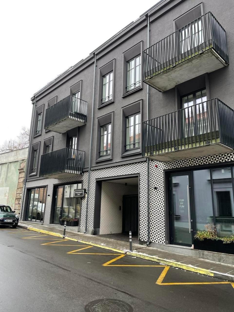 Ferienwohnung Subaciaus Studio In Old Town Wilna Exterior foto